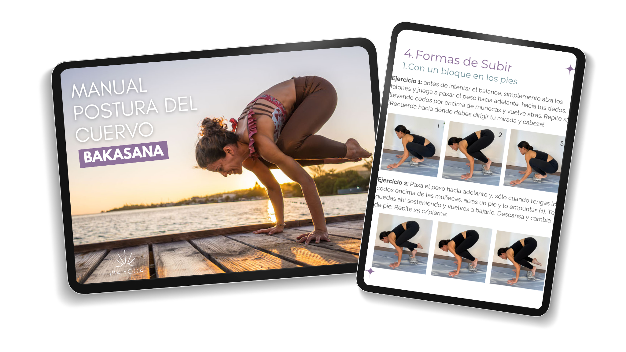 Manual Postura del Cuervo by Pia Yoga