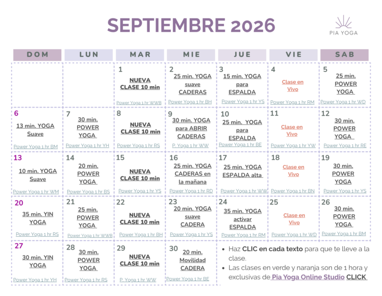 clases de yoga youtube en español